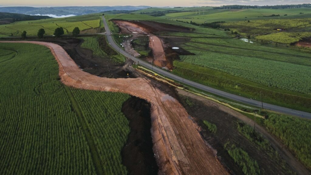 Kassier Rd - Phase 1A bypass under construction - December 2022