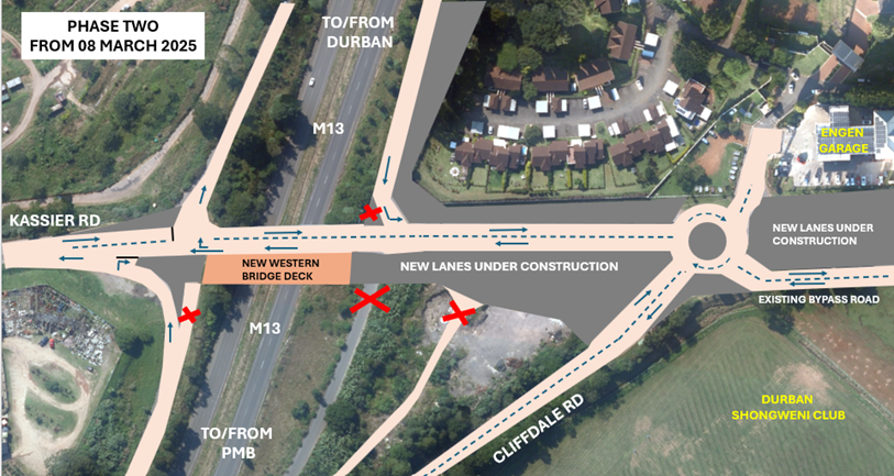 Kassier Road / M13 Upgrade Update